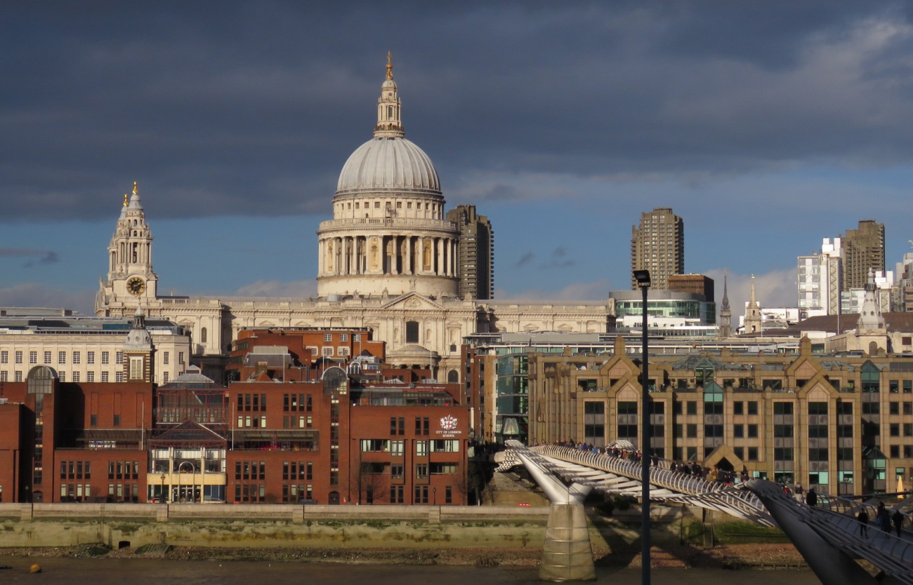 La catedral de St Paul desde la Tate Modern 