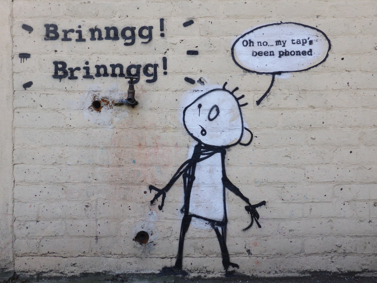 Phone Tap Banksy London