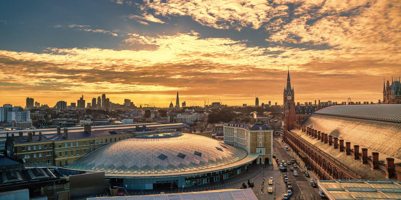 Peter Coughlan -- King's Cross St Pancras - London Sunrise