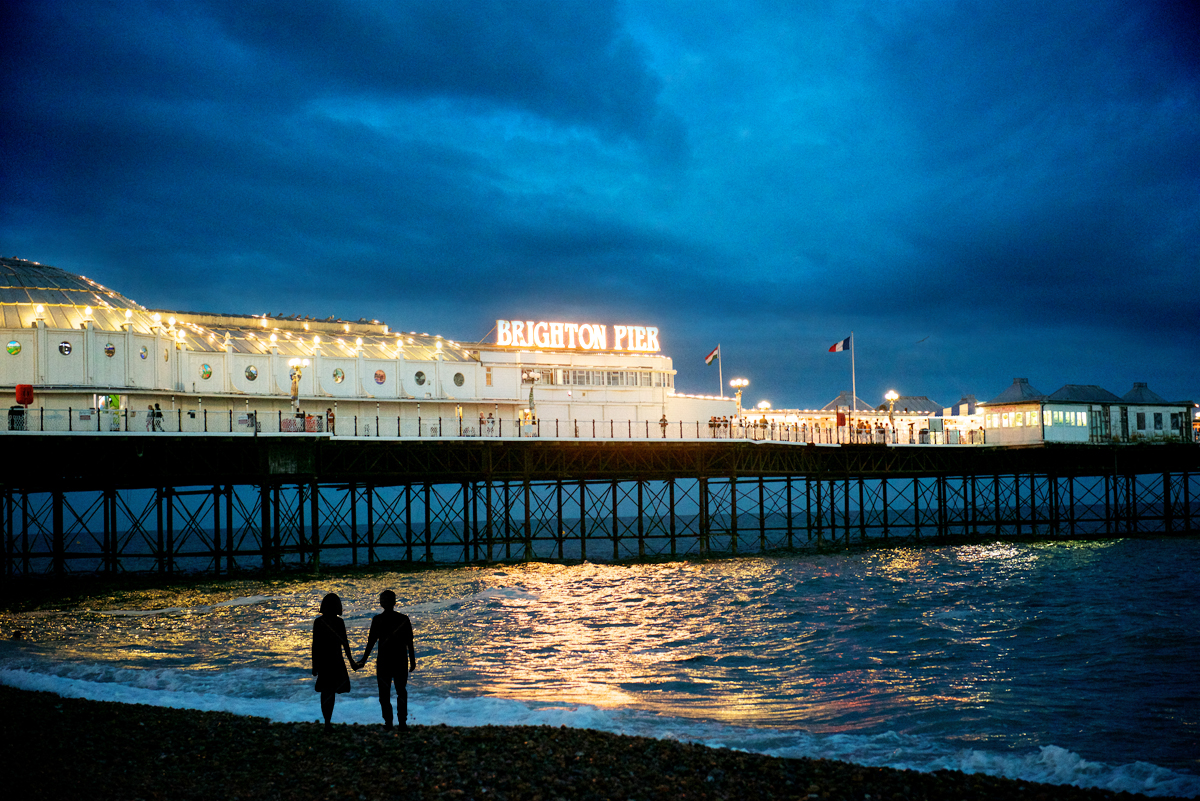 El Brighton Pier, con su feria al final
