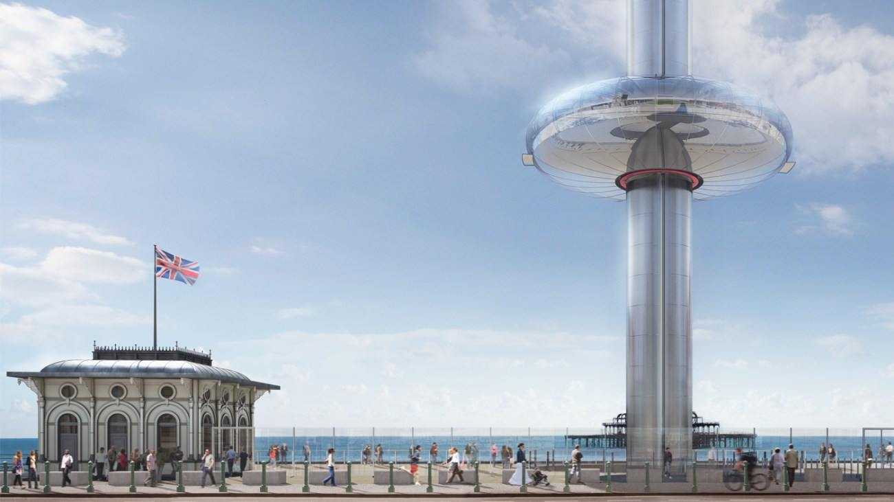 La nueva torre de observación de Brighton, British Airways i360