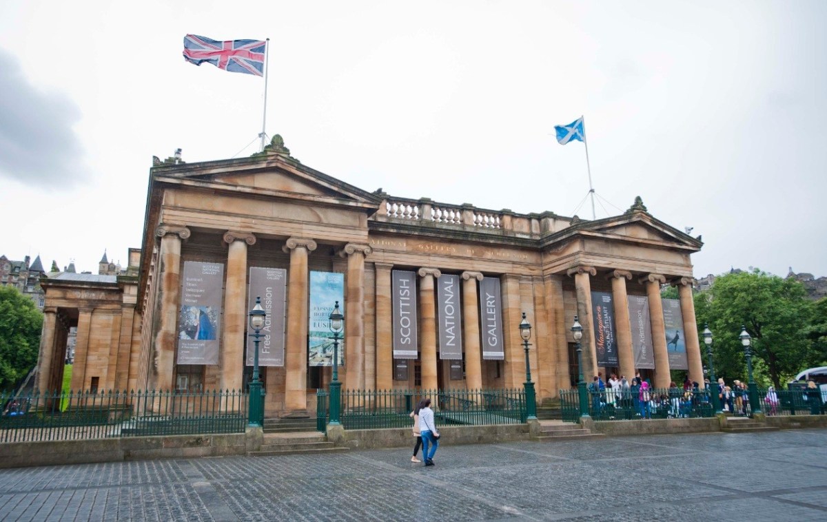 La Galería Nacional Escocesa, en Edimburgo