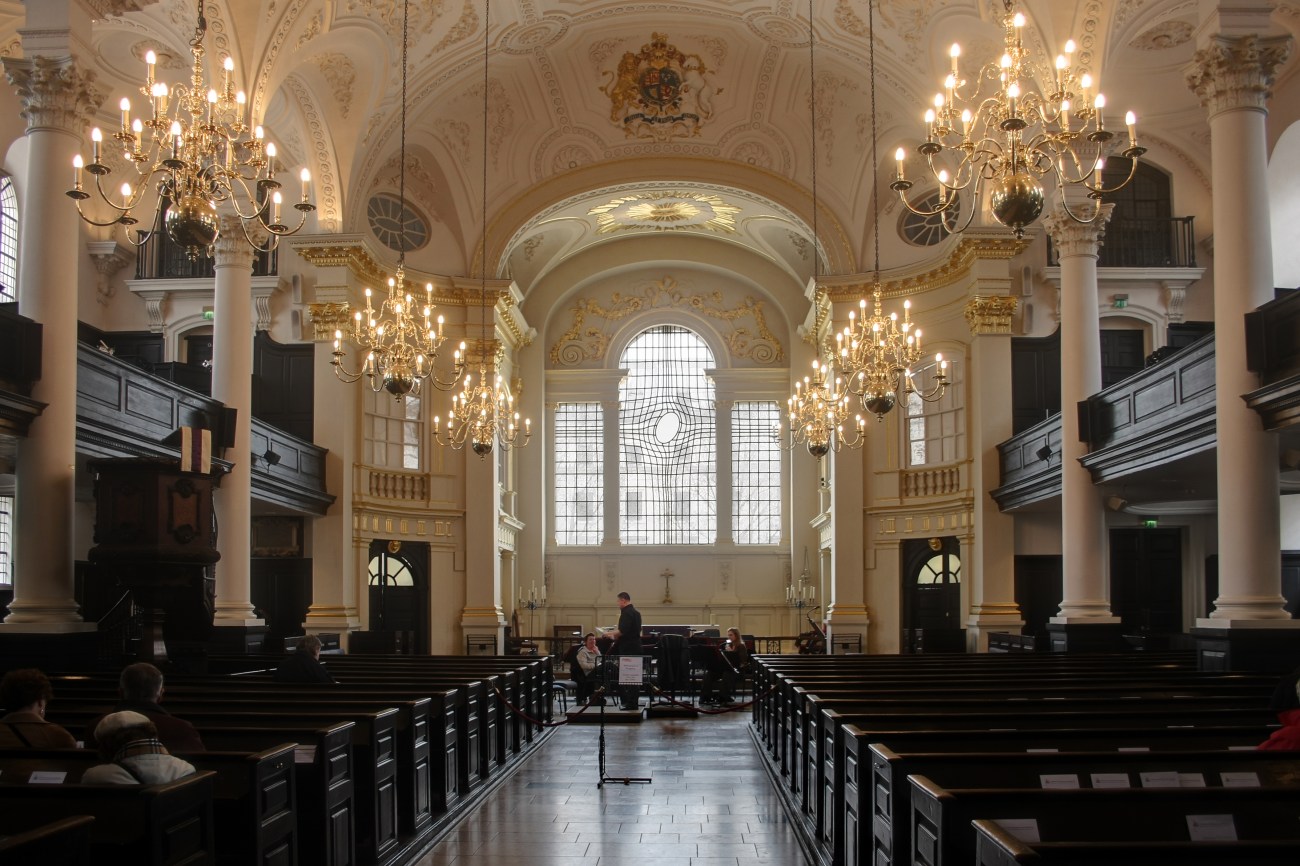 St Martin-in-the-Fields es una iglesia de Londres que acoge actuaciones de música clásica